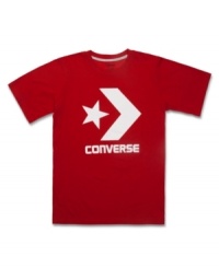 Dress your sports legend in a Converse logo tee sporting the iconic star/chevron. Dress your sports legend in a Converse logo tee sporting the iconic star/chevron.