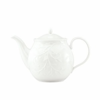 Lenox Opal Innocence Carved 56-Ounce Teapot