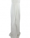 Rachel Zoe womens elle ruched empire waist floor length dress