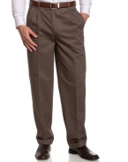 Savane Men's Pleated Deep-Dye Twill Pant