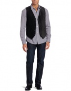 Perry Ellis Men's Herringbone Velveteen Vest