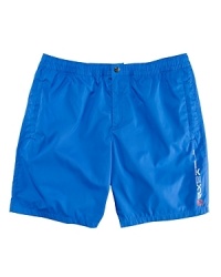 From the pool to the shore, the Sail swim trunk is designed to conquer the elements in chlorine-resistant polyester with sporty screen-printed details for an athletic appeal. From the pool to the shore, the Sail swim trunk is designed to conquer the elements in chlorine-resistant polyester with sporty screen-printed details for an athletic appeal.