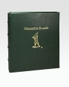 The ideal gift or keepsake for the amateur golfer, designed in fine leather with transparent, archival-quality pages to hold memorable scorecards, course photos and mementos from a day on the greens. 18 pages holds 36 scorecards Leather 5½W X 6¼H Made in USA 