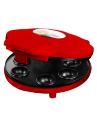 Start every party off with a pop. Fun and easy-to-make treats to perk up any occasion, these cake creations are eye-catching and delicious topped with sprinkles and frosting. The nonstick baking plates let your culinary desserts slide right off and make for easy cleanup. 1-year warranty. Model 13542. Start every party off with a pop. Fun and easy-to-make treats to perk up any occasion, these cake creations are eye-catching and delicious topped with sprinkles and frosting. The nonstick baking plates let your culinary desserts slide right off and make for easy cleanup. 1-year warranty. Model 13542.