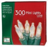 Holiday Wonderland 300-Count Clear Christmas Light Set Holiday Wonderland 300-Count Clear Christmas Light Set