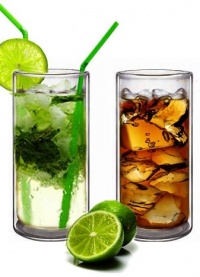 Sun's Tea (TM) 20oz Strong Double Wall Thermo Glasses/Tumbler for Beer/Cocktail/Lemonade/Iced Tea, Set of 2 Sun's Tea (TM) 20oz Strong Double Wall Thermo Glasses/Tumbler for Beer/Cocktail/Lemonade/Iced Tea, Set of 2