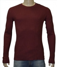 Lucky Brand Jeans Men's Thermal Shirt-Maroon Lucky Brand Jeans Men's Thermal Shirt-Maroon