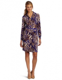 Anne Klein Women's Leo Animal Print Dress