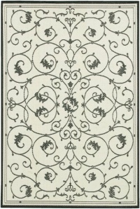 Couristan 1583/7344 Recife Veranda 2-Feet 3-Inch by 7-Feet 10-Inch Rug, White