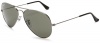 Ray-Ban RB3025 Aviator Large Metal Sunglasses 62 mm, Polarized, Gunmetal/Polarized Grey