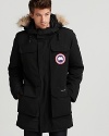 Arctic weather can strike anywhere. Be prepared with Canada Goose's Citadel parka, a true refuge from extreme weather.