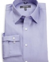 Kenneth Cole Reaction Men's Spread Collar Tonal Solid Woven Shirt