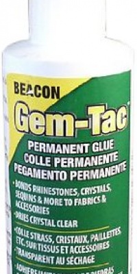 Beacon Gem-Tac Permanent Adhesive, 4-Ounce Beacon Gem-Tac Permanent Adhesive, 4-Ounce