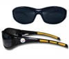 Pittsburgh Steelers Sunglasses Plastic Screen Printed Team Logo Rubber Team Colored Accents