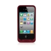 Mophie Juice Pack Air Case and Rechargeable Battery for iPhone 4 Compatible with Verizon & AT&T iPhone 4 (Red)