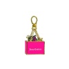 Juicy Couture - Hot Pink Shopping Bag / Purse - Gold Plated Charm