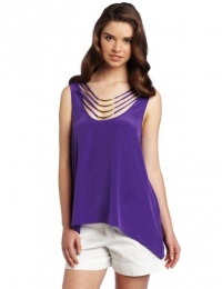 BCBGMAXAZRIA Women's Veleka Asymmetrical Top