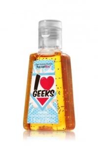 Bath and Body Works PocketBac Anti Bacterial Hand Gel Limited Edtion I Love Geeks VANILLA Bath and Body Works PocketBac Anti Bacterial Hand Gel Limited Edtion I Love Geeks VANILLA