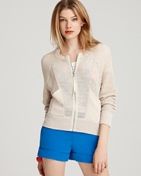 MARC BY MARC JACOBS Sweater - Michelle Mixed Stitch Cardigan MARC BY MARC JACOBS Sweater - Michelle Mixed Stitch Cardigan
