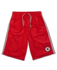 Because he's always an All Star: Mesh shorts from Converse featuring the authentic Chuck logo patch on the left leg. (Clearance) Because he's always an All Star: Mesh shorts from Converse featuring the authentic Chuck logo patch on the left leg. (Clearance)