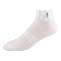 Polo Ralph Lauren Men's 3-Pack White Cool Dry Socks Size 10-13 Polo Ralph Lauren Men's 3-Pack White Cool Dry Socks Size 10-13