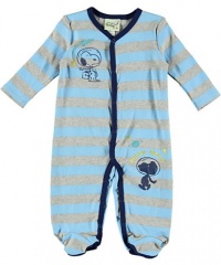Franco Apparel Baby-girls Newborn Peanuts Interlock Footed Coverall Franco Apparel Baby-girls Newborn Peanuts Interlock Footed Coverall