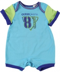 Guess 81 Romper (Sizes 0M - 9M) - turquoise, 3 - 6 months Guess 81 Romper (Sizes 0M - 9M) - turquoise, 3 - 6 months