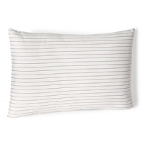 Classic style in clean seersucker stripes, this Calvin Klein decorative pillow adds a bright, playful touch to both traditional and contemporary decor.