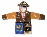 Kidorable Pirate Raincoat, Brown, 2T Kidorable Pirate Raincoat, Brown, 2T
