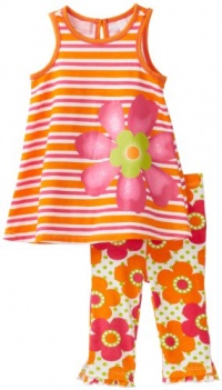 Kids Headquarters Baby-girls Infant Generic 2 Piece Capri Set, Orange, 24 Months Kids Headquarters Baby-girls Infant Generic 2 Piece Capri Set, Orange, 24 Months