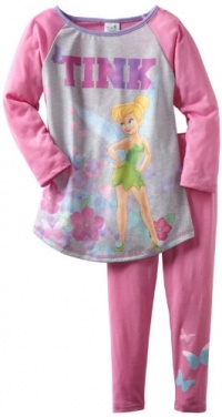 Komar Kids Girls 2-6X Secret Of The Wings Long Sleeve Disney 2 Piece Pajama Set, Hot Pink, 7/8 Komar Kids Girls 2-6X Secret Of The Wings Long Sleeve Disney 2 Piece Pajama Set, Hot Pink, 7/8