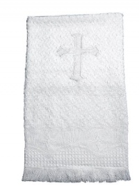 Lauren Madison boy-girl Unisex-Baby Christening Baptism Special occasion Embroidered Cross Blanket, White, One Size Lauren Madison boy-girl Unisex-Baby Christening Baptism Special occasion Embroidered Cross Blanket, White, One Size