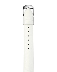 Pearly white leather watch strap from Philip Stein. Pearly white leather watch strap from Philip Stein.