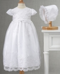 Your beautiful girl needs a dress to match for such a special occasion. She'll look priceless in this christening gown from Lauren Madison. Your beautiful girl needs a dress to match for such a special occasion. She'll look priceless in this christening gown from Lauren Madison.