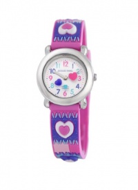 Jacques Farel Kids' HBBC8734 Hearts Watch with Photo Frame Gift Set Jacques Farel Kids' HBBC8734 Hearts Watch with Photo Frame Gift Set