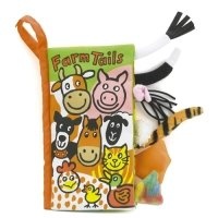 Jellycat - Farm Tails 8 Soft Book Jellycat - Farm Tails 8 Soft Book