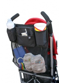 JL Childress Cups 'N Cargo Stroller Organizer, Black JL Childress Cups 'N Cargo Stroller Organizer, Black