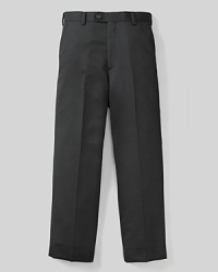 Crafted from pure worsted wool, this handsome dress pant presents a versatile option for your little guy's event ensembles. Crafted from pure worsted wool, this handsome dress pant presents a versatile option for your little guy's event ensembles.