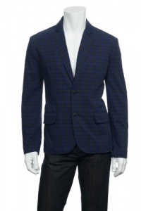 Kenneth Cole Reaction Purple Plaid 2 Button Sport Coat Sports Jacket , Size Large Kenneth Cole Reaction Purple Plaid 2 Button Sport Coat Sports Jacket , Size Large