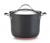 Anolon Nouvelle Copper Hard Anodized Nonstick 8-Quart Covered Stockpot