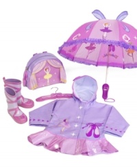Twinkle toes! This cute ballerina umbrella from Kidorable will keep her footloose & fancy free, even on gray days! Twinkle toes! This cute ballerina umbrella from Kidorable will keep her footloose & fancy free, even on gray days!