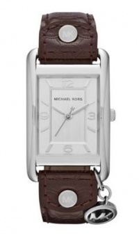 Michael Kors Taylor Silver Dial Brown Leather Ladies Watch MK2262 Michael Kors Taylor Silver Dial Brown Leather Ladies Watch MK2262