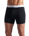 Calvin Klein Men's Flexible Fit Boxer Brief, Black, Medium