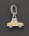 Judith Ripka Sterling Silver Taxi Charm