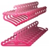 Doll Hangers, Set of 20 Pink Plastic Hangers, Fits 11.5 Inch Barbie Dolls Clothes