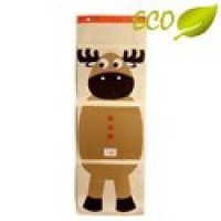 3 Sprouts Organic Hanging Wall Organizer, Moose 3 Sprouts Organic Hanging Wall Organizer, Moose
