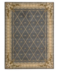 With motifs reminiscent of traditional European interior design, this Nourison area rug offers pure elegance wherever placed. Hand-carved of 100% pure wool, this textured and intricate design never felt so luxurious. With motifs reminiscent of traditional European interior design, this Nourison area rug offers pure elegance wherever placed. Hand-carved of 100% pure wool, this textured and intricate design never felt so luxurious.