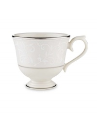 Welcome your guests to the table with the formal elegance of Lenox's Pearl Innocence dinnerware and dishes collection. This fine bone china brings together a graceful tone-on-tone design with hand enameled pearl-like accents and rich bands of polished platinum. Welcome your guests to the table with the formal elegance of Lenox's Pearl Innocence dinnerware and dishes collection. This fine bone china brings together a graceful tone-on-tone design with hand enameled pearl-like accents and rich bands of polished platinum.