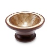 Julia Knight Wood Jewels Pedestal Bowl, 8