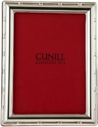 Cunill Barcelona Reed and Ribbon Sterling Silver Frame, 5 x 7